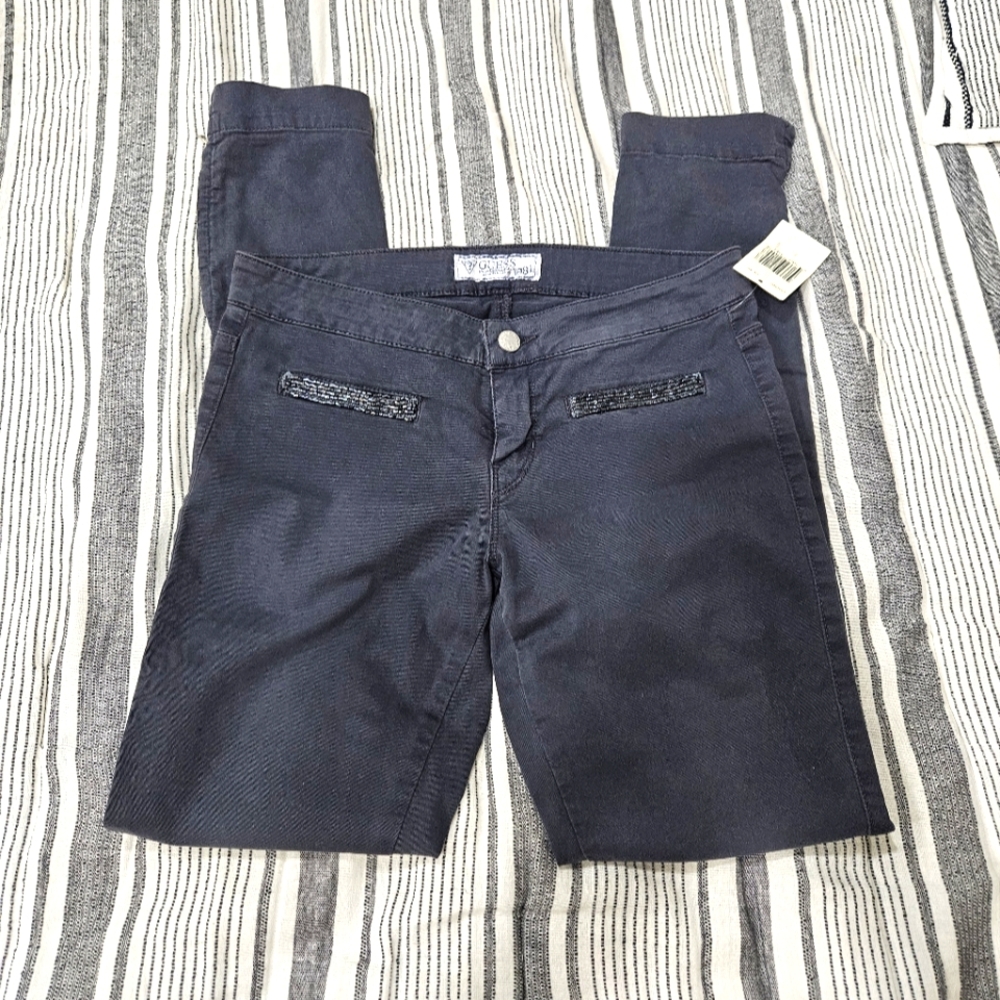 Guess Gray Pants with Sequin Detail